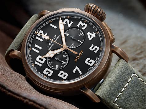 zenith pilot watch replica|zenith chronograph.